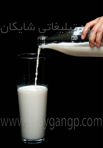 عکاسی از بطری شیر